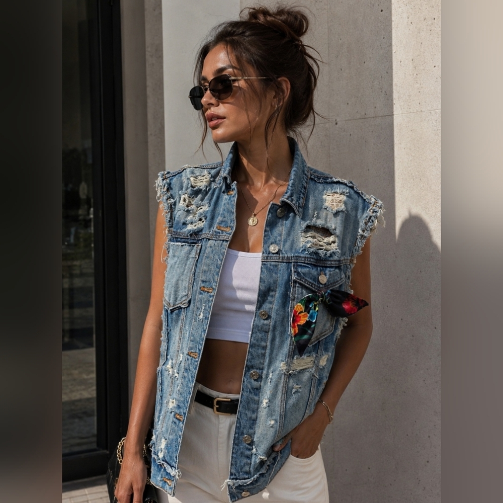 Zara TRF  - Denim Vest